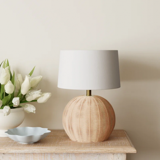 dermott wicker/rattan table lamp