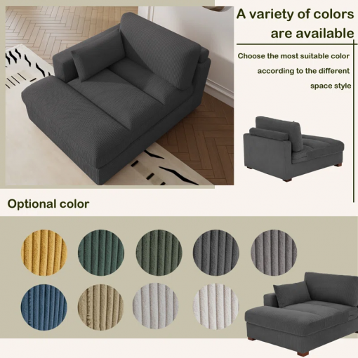 bentura upholstered chaise lounge