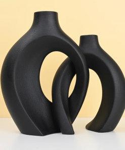 christiam 2 piece handmade ceramic table vase