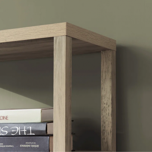 nicolee 71'' h storage bookcase