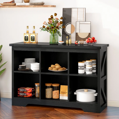 gebrael 2 tier open shelf bookcase, 6/8 cube storage organizer, freestanding book storage shelves for bedroom, living room, office