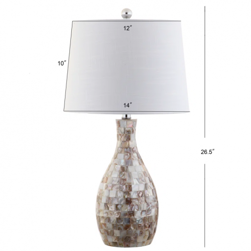 crewe shell table lamp