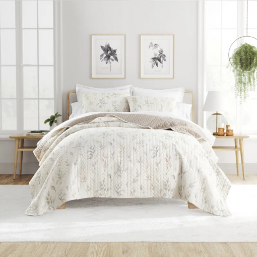 floral quilt set