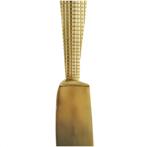 aluminum metal knife, spoon and fork utensils gold wall decor set