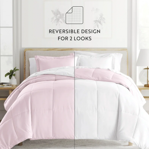 reversible down alternative comforter bedding set