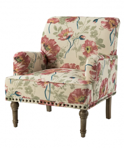 antoan 28.7"w floral print upholstered armchair