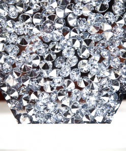 cerrie 14in indoor glass table vase