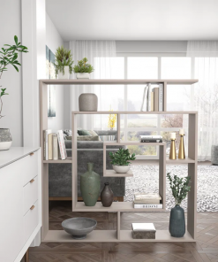 abston geometric bookcase