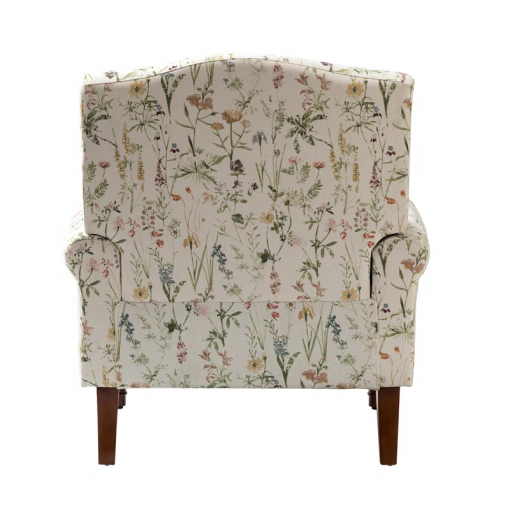 mooresville upholstered armchair with solid wood legs
