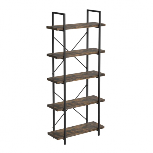 vintage industrial bookcase for living room, office, kitchen