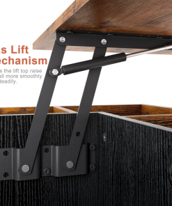 led lift top coffee table with storage