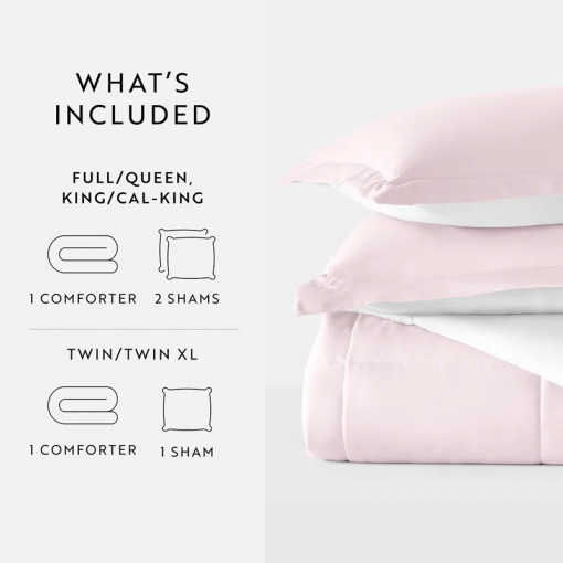 reversible down alternative comforter bedding set