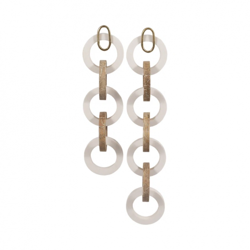 2 pieces 26/35" kano wood and resin wall link chains