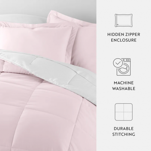 reversible down alternative comforter bedding set