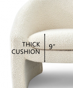 emmie boucle barrel chair