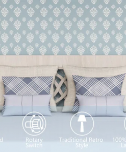 24'' white ceramic table lamp (set of 2)