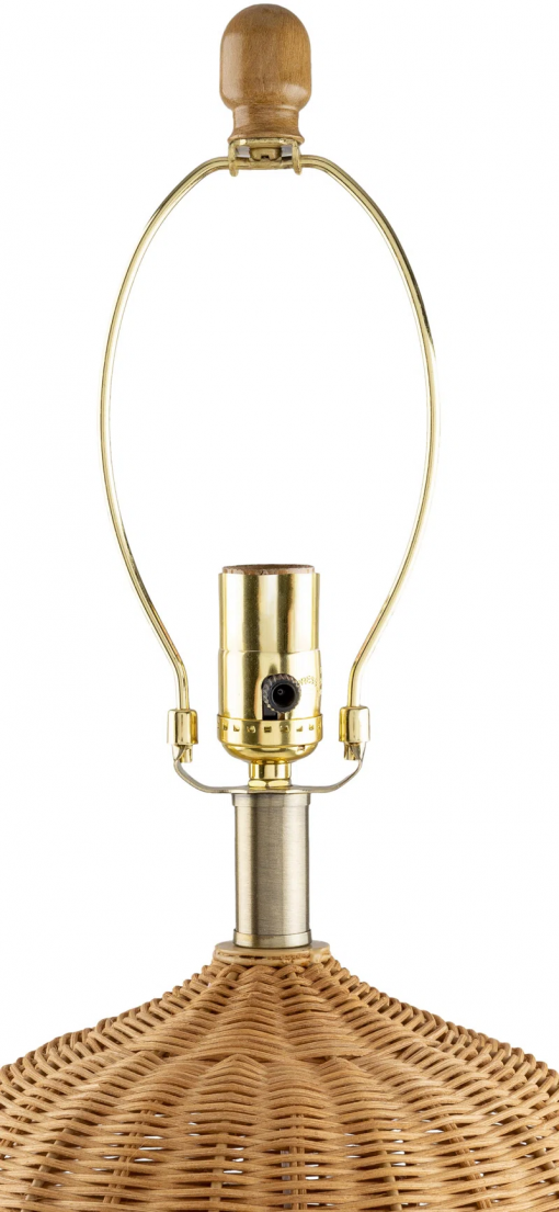 rodanthe rattan table lamp