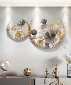 glam plants & flowers wall decor on metal