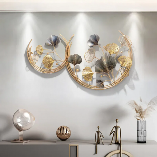 glam plants & flowers wall decor on metal