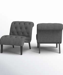 patsy linen slipper chair