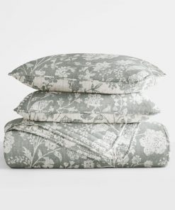 quilt set lightweight all season quilted coverlet textured floral