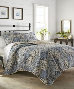 abingdon arell reversible quilt set