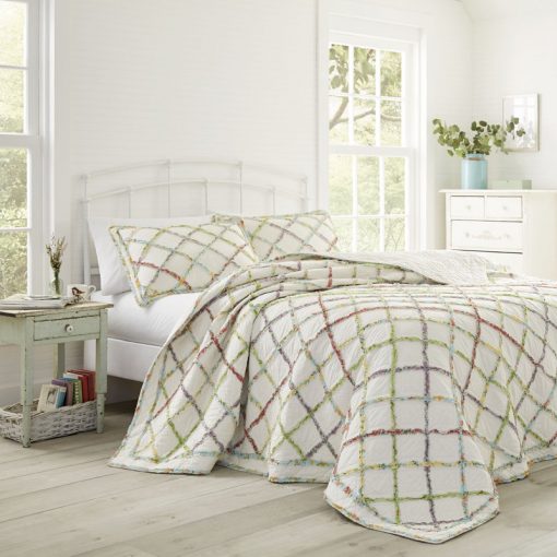 ruffle garden cotton quilt