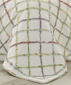 ruffle garden cotton quilt