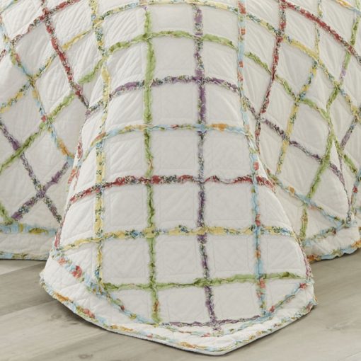 ruffle garden cotton quilt