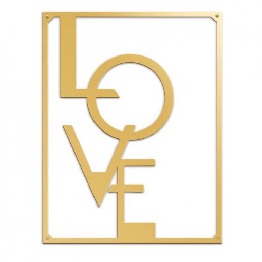 wall decor on metal