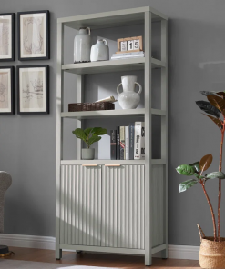 nicolee 71'' h storage bookcase