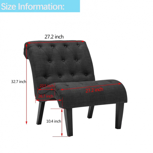 patsy linen slipper chair