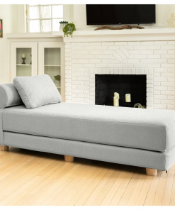 amala daybed fold out queen sleeper premium boucle sleek and modern lounge for relaxing
