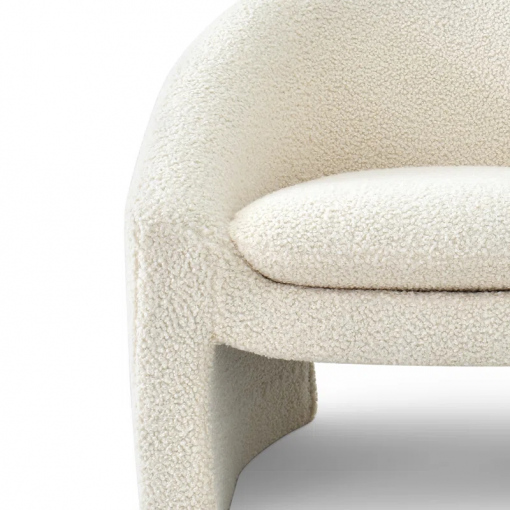 emmie boucle barrel chair