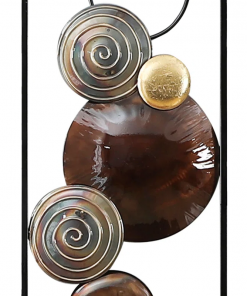 caiene handmade modern abstract wall decor on metal