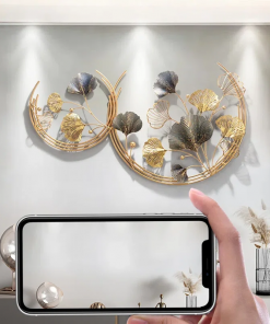 glam plants & flowers wall decor on metal