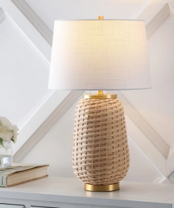 zelie wicker/rattan table lamp