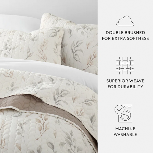 floral quilt set