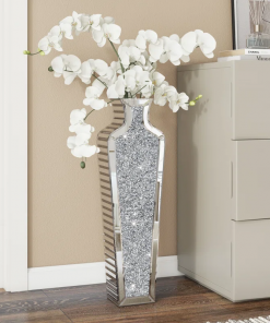 degrailly crystal glass floor vase
