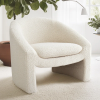 emmie boucle barrel chair