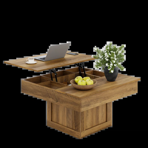 led lift top coffee table with storage