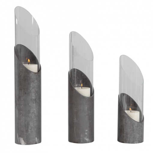tabletop candlestick with candle included