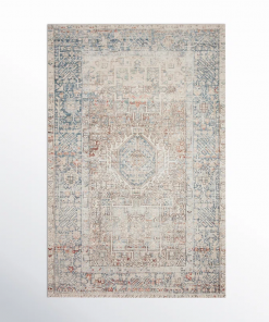jules oriental natural/ocean area rug