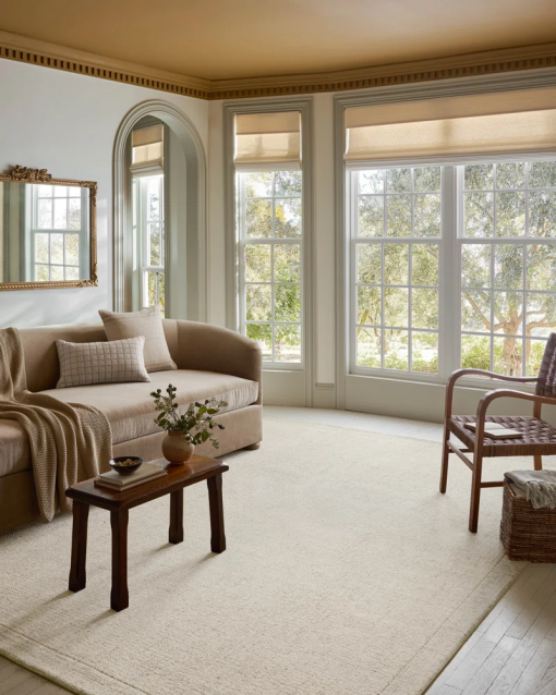 henley ivory / smoke area rug